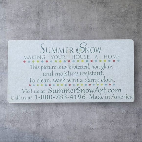 Summer Snow SIMPLY BLESSED Wall Art - Made in the USA - Picture 3 of 3